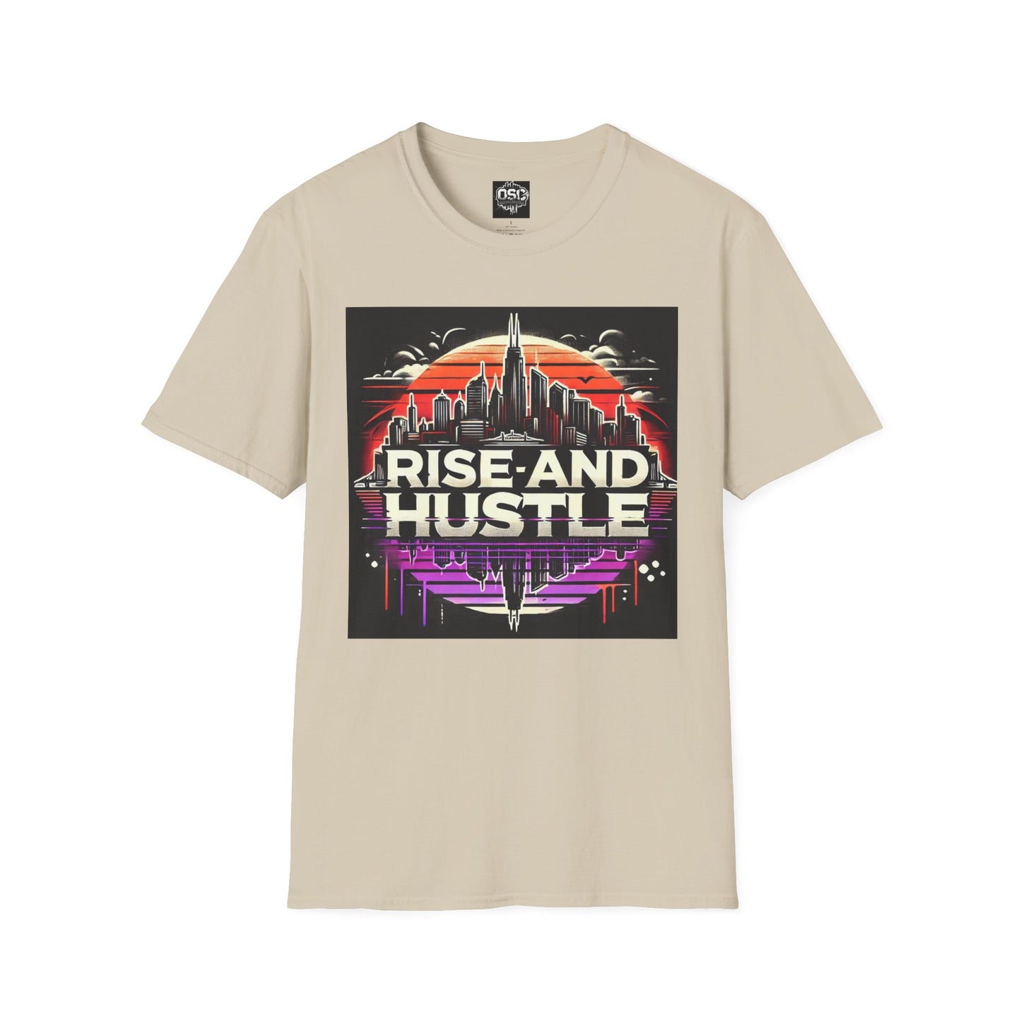 Rise and Hustle Men's Casual T-Shirt