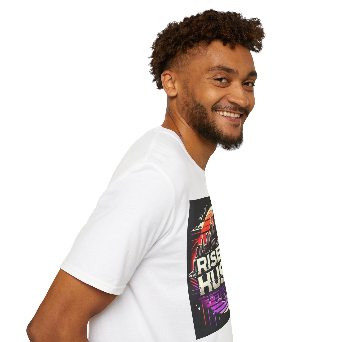 Rise and Hustle Men's Casual T-Shirt