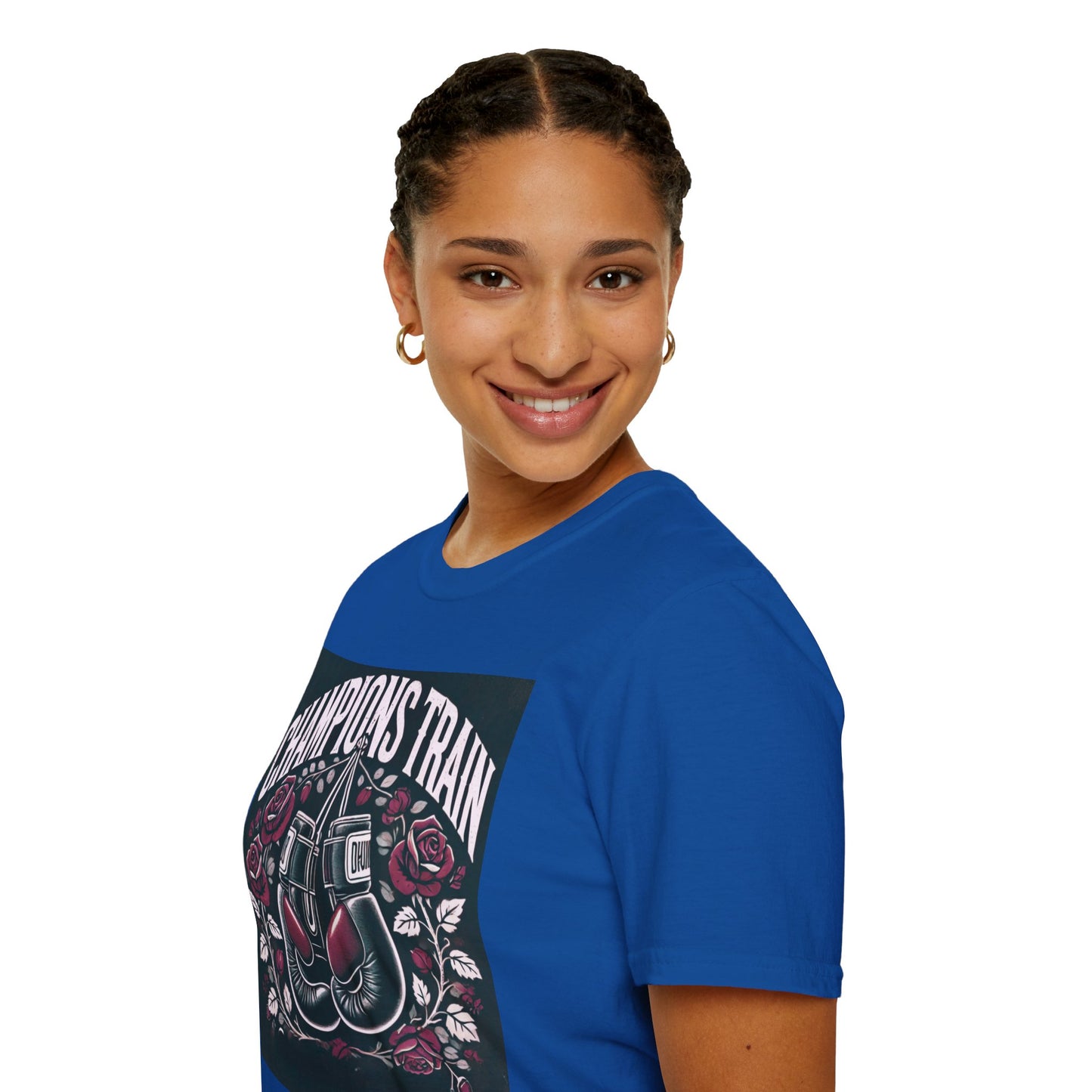 Champions Train Boxing Inpired Women's T-Shirt