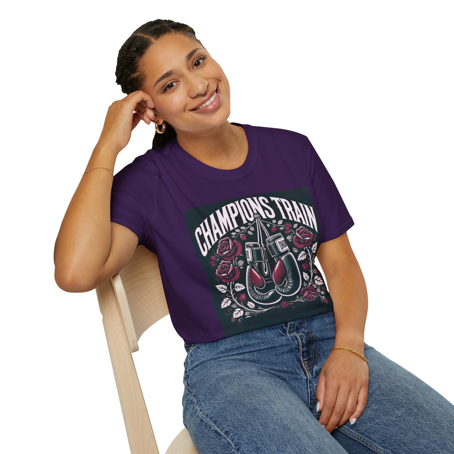 Champions Train Boxing Inpired Women's T-Shirt