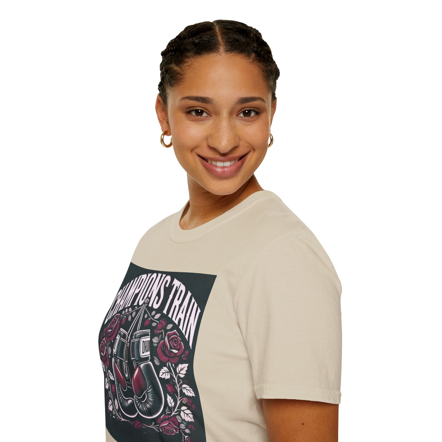 Champions Train Boxing Inpired Women's T-Shirt