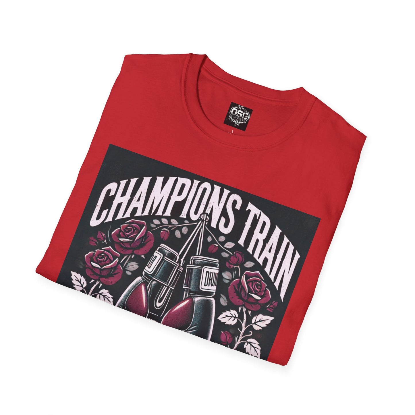 Champions Train Boxing Inpired Women's T-Shirt