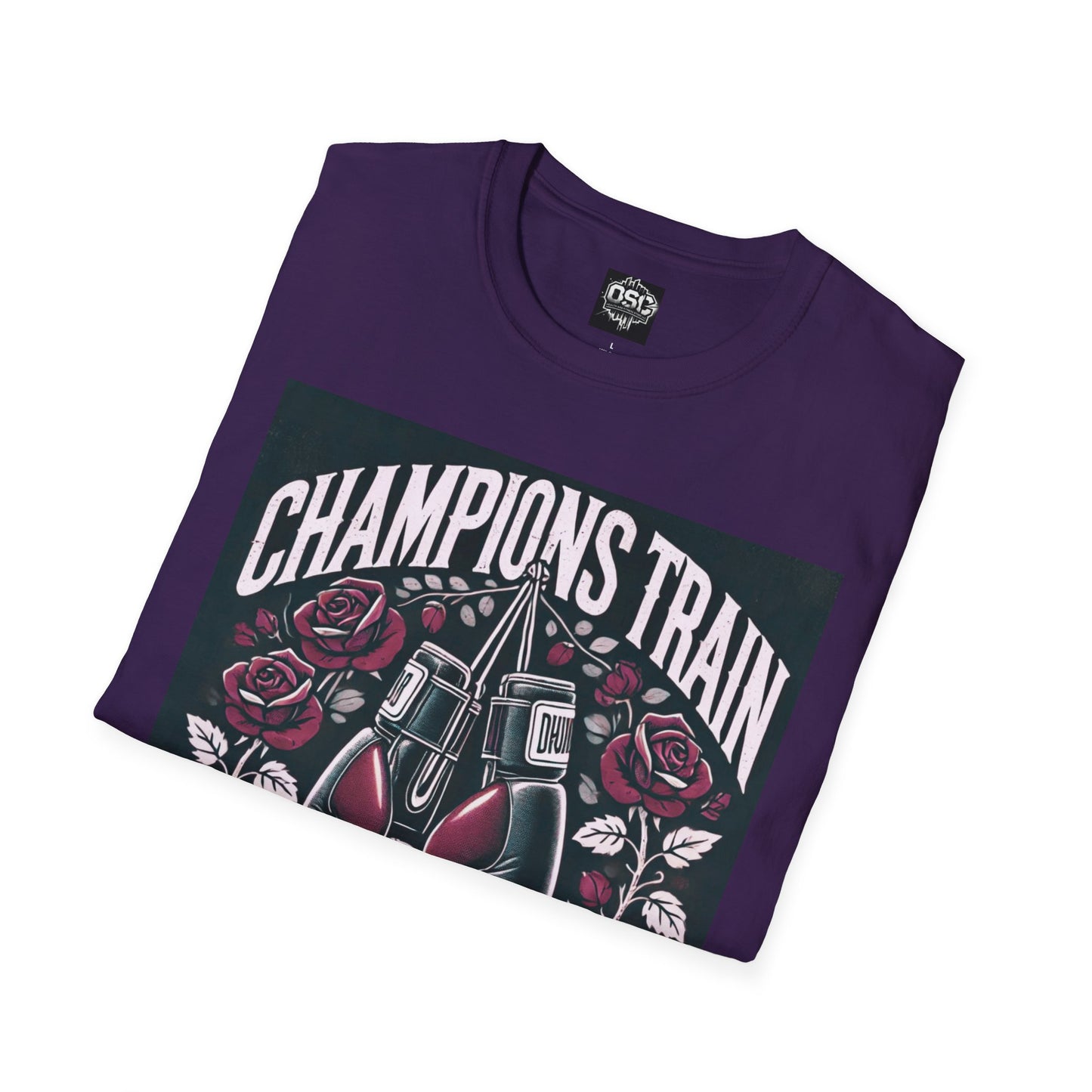 Champions Train Boxing Inpired Women's T-Shirt