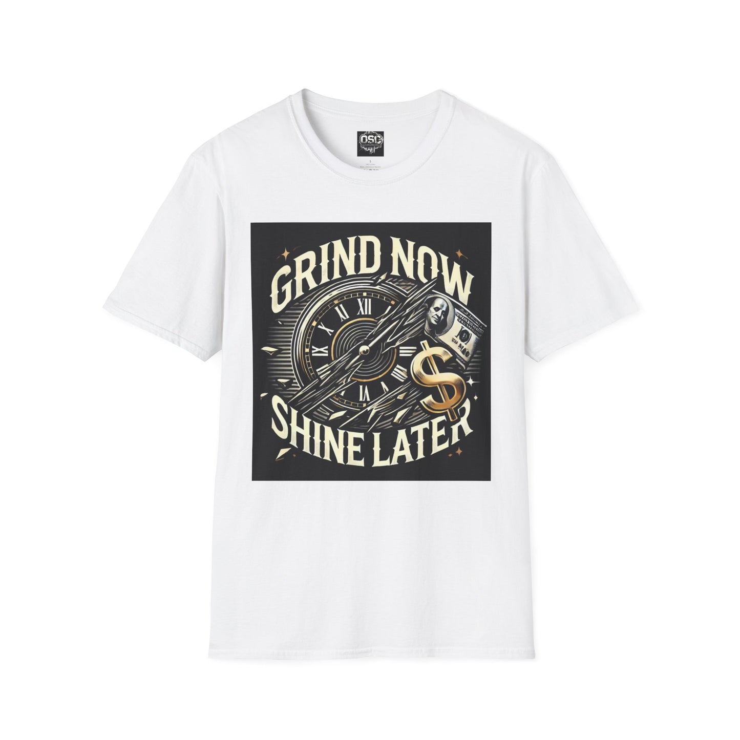 Grind Now Shine Later Men's Casual T-Shirt