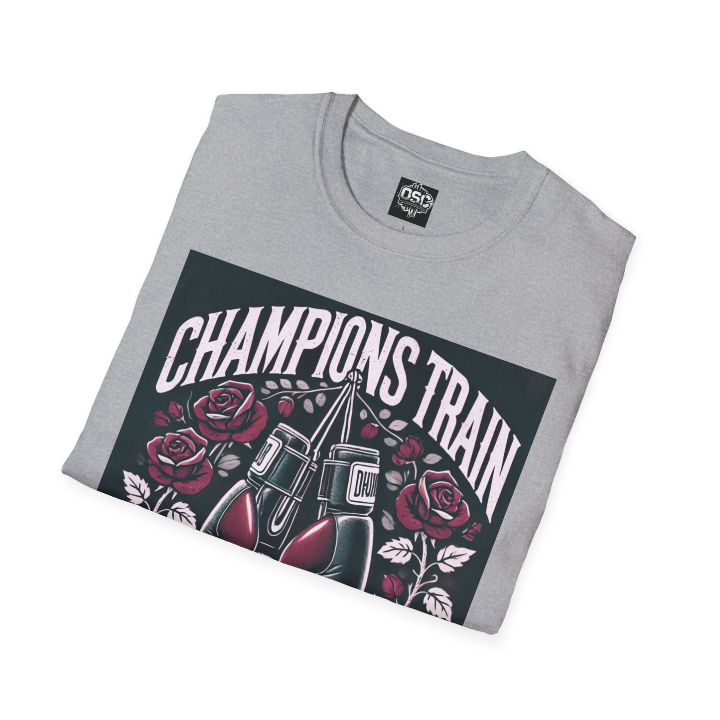 Champions Train Boxing Inpired Women's T-Shirt