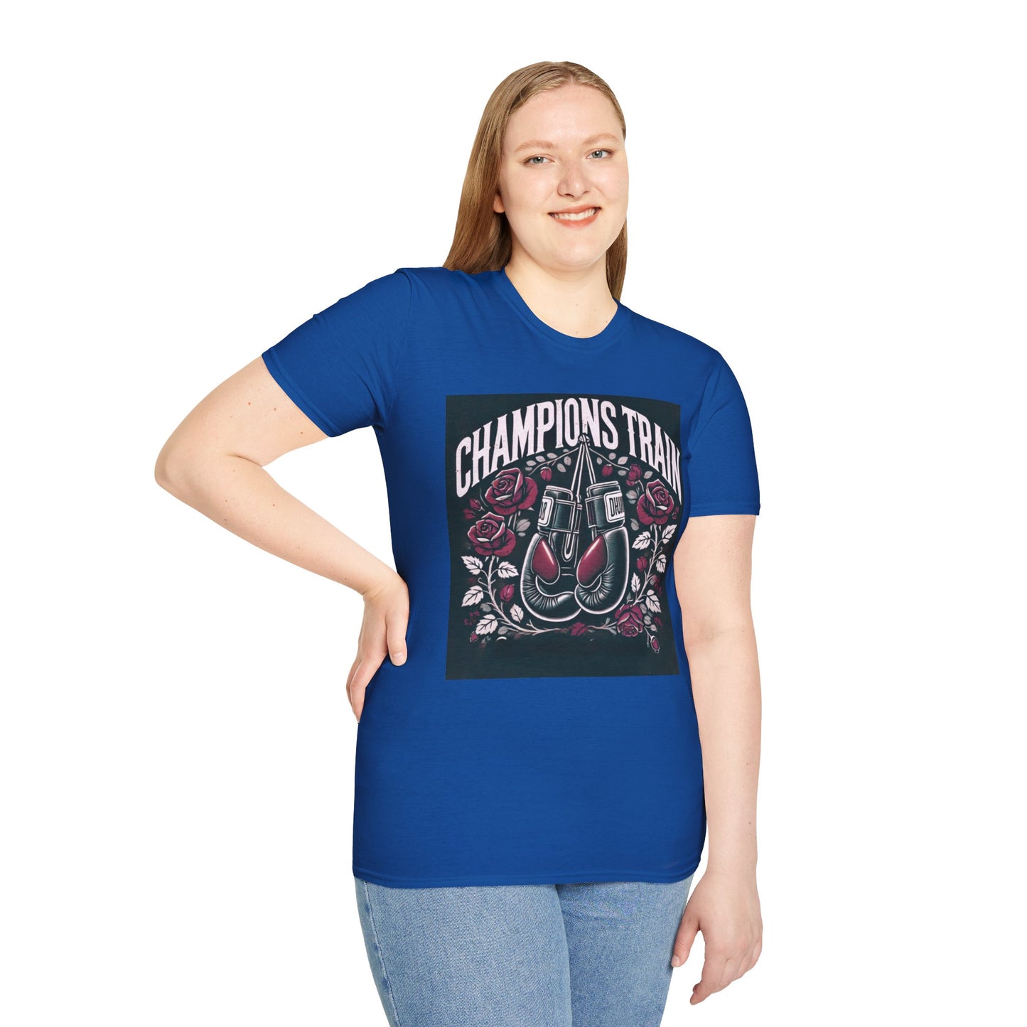 Champions Train Boxing Inpired Women's T-Shirt