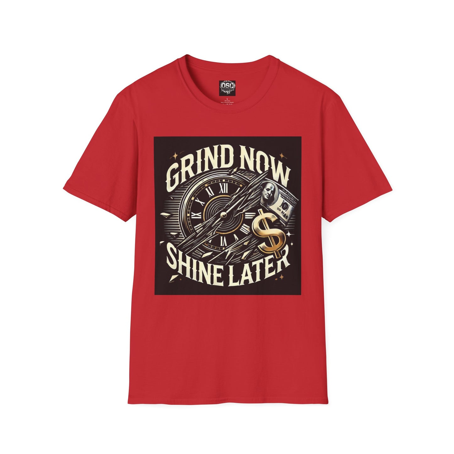 Grind Now Shine Later Men's Casual T-Shirt