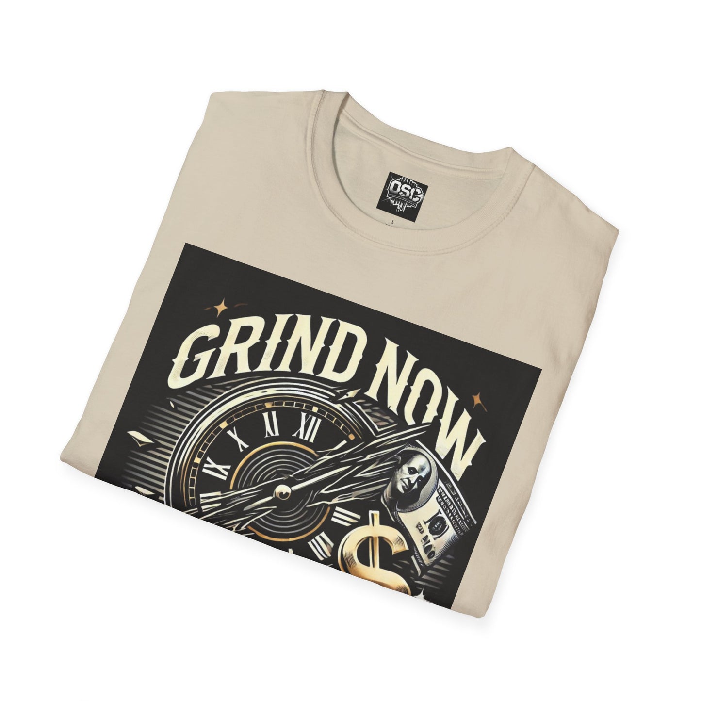 Grind Now Shine Later Men's Casual T-Shirt