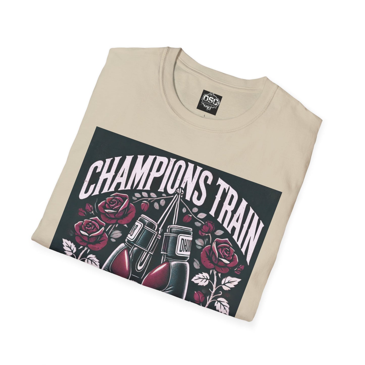 Champions Train Boxing Inpired Women's T-Shirt