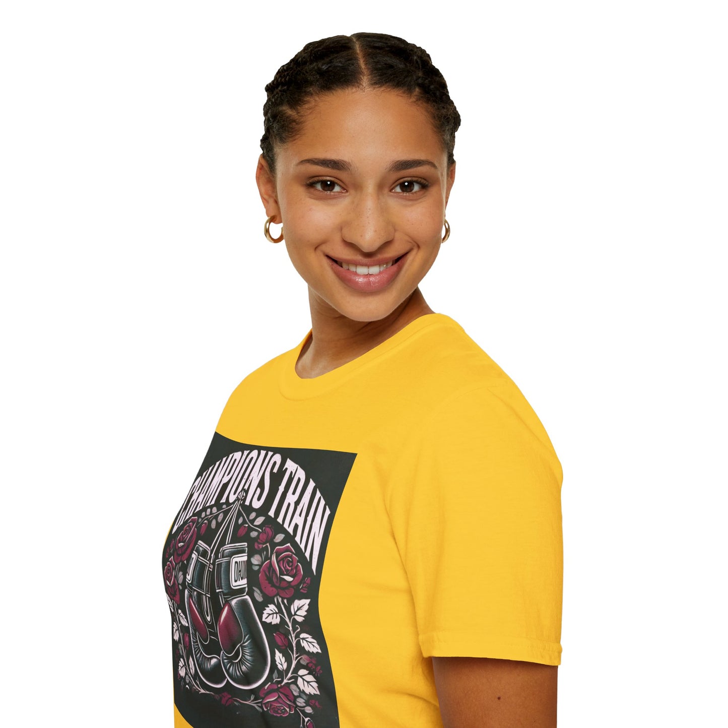 Champions Train Boxing Inpired Women's T-Shirt