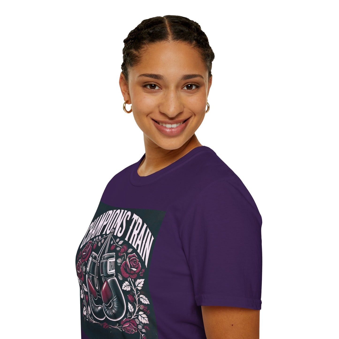 Champions Train Boxing Inpired Women's T-Shirt