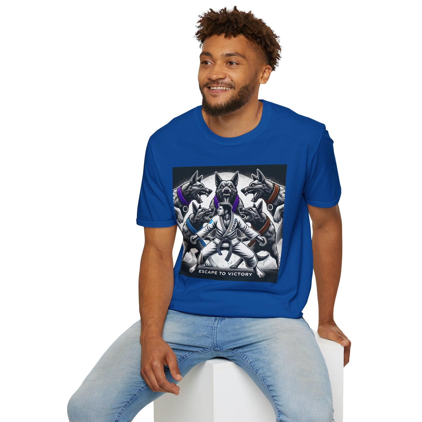 Escape To Victory Jiu Jitsu Inspired Men's T-Shirt
