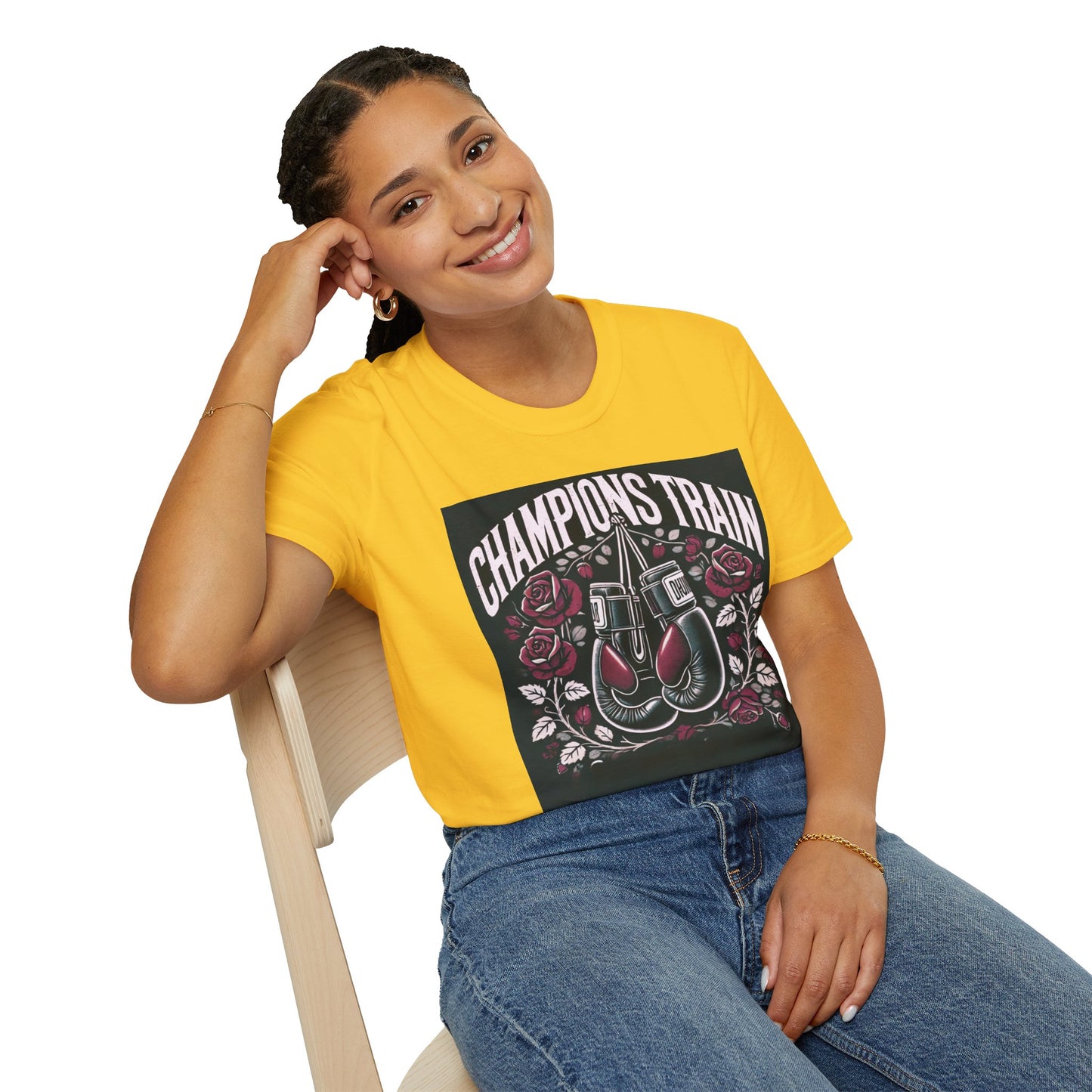 Champions Train Boxing Inpired Women's T-Shirt