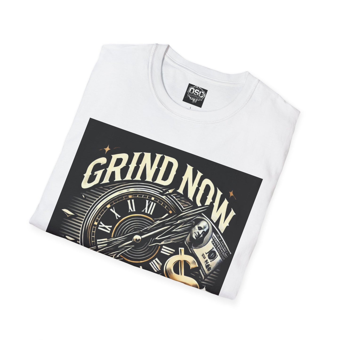 Grind Now Shine Later Men's Casual T-Shirt