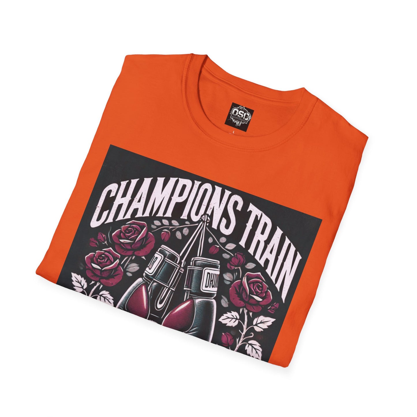 Champions Train Boxing Inpired Women's T-Shirt