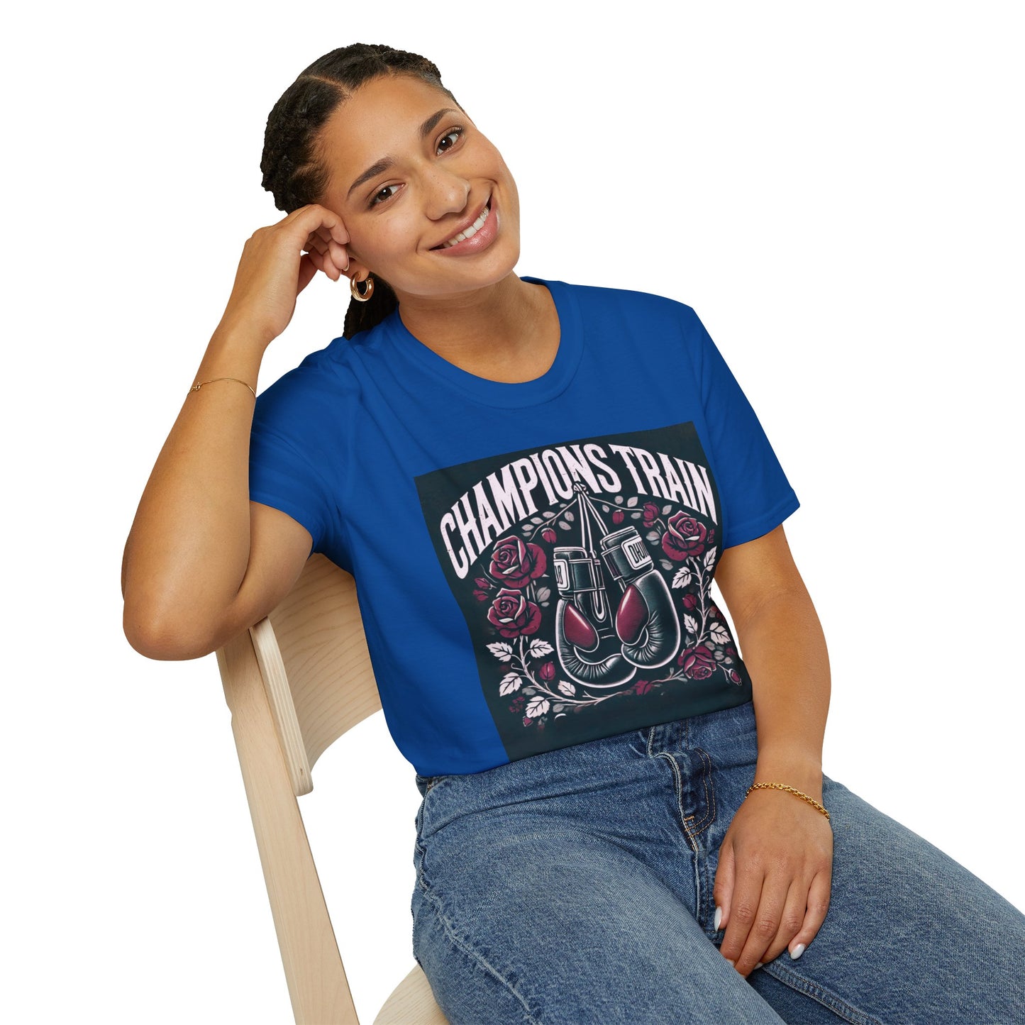 Champions Train Boxing Inpired Women's T-Shirt