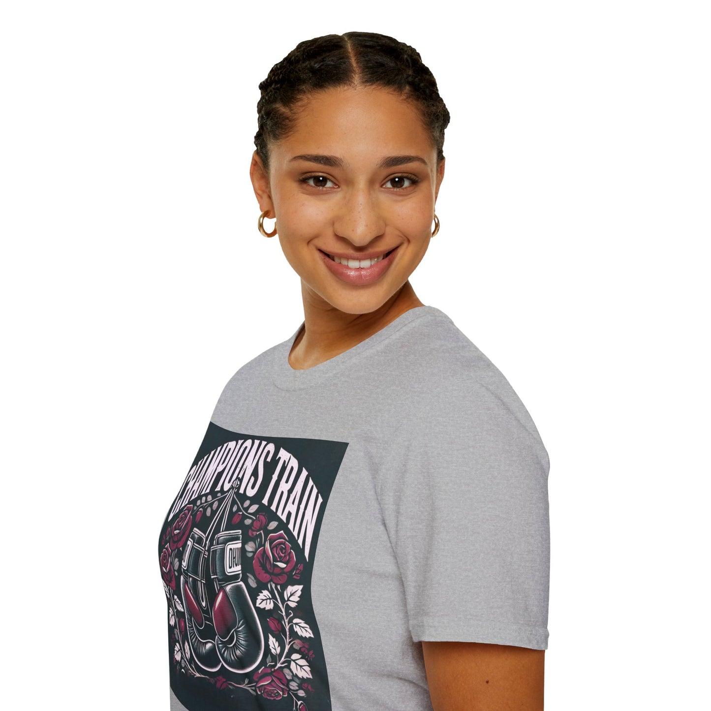 Champions Train Boxing Inpired Women's T-Shirt