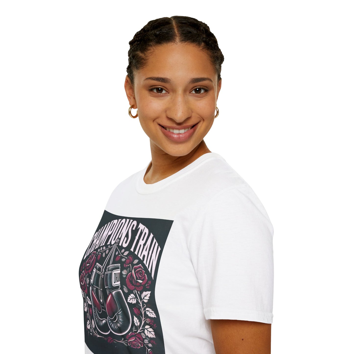 Champions Train Boxing Inpired Women's T-Shirt