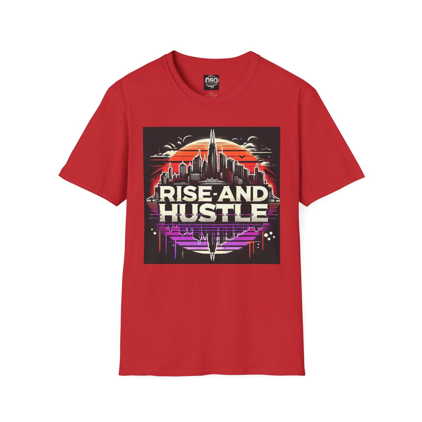 Rise and Hustle Men's Casual T-Shirt