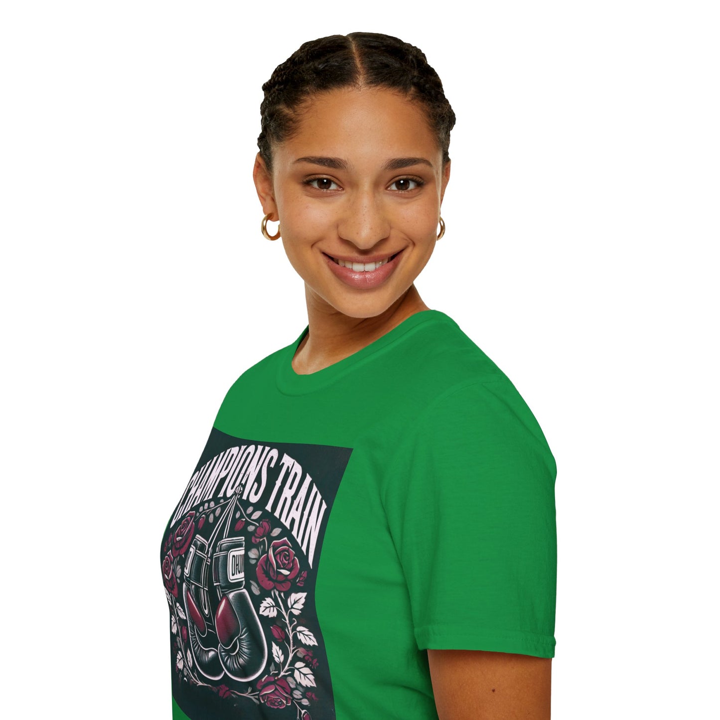 Champions Train Boxing Inpired Women's T-Shirt