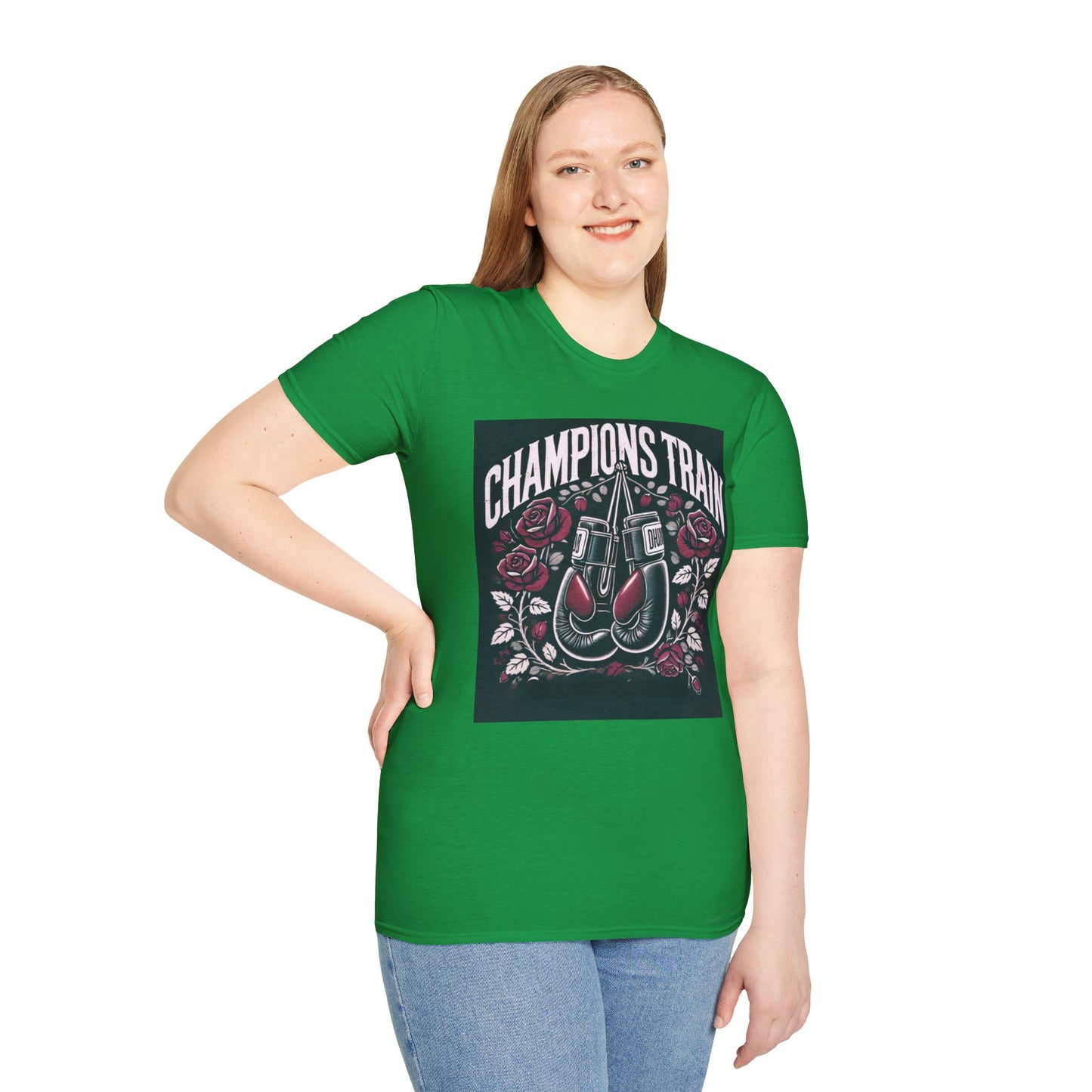 Champions Train Boxing Inpired Women's T-Shirt