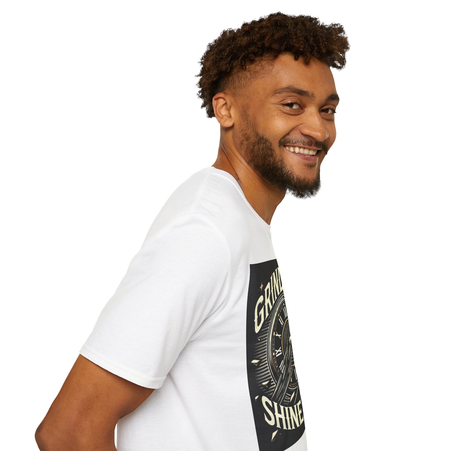 Grind Now Shine Later Men's Casual T-Shirt