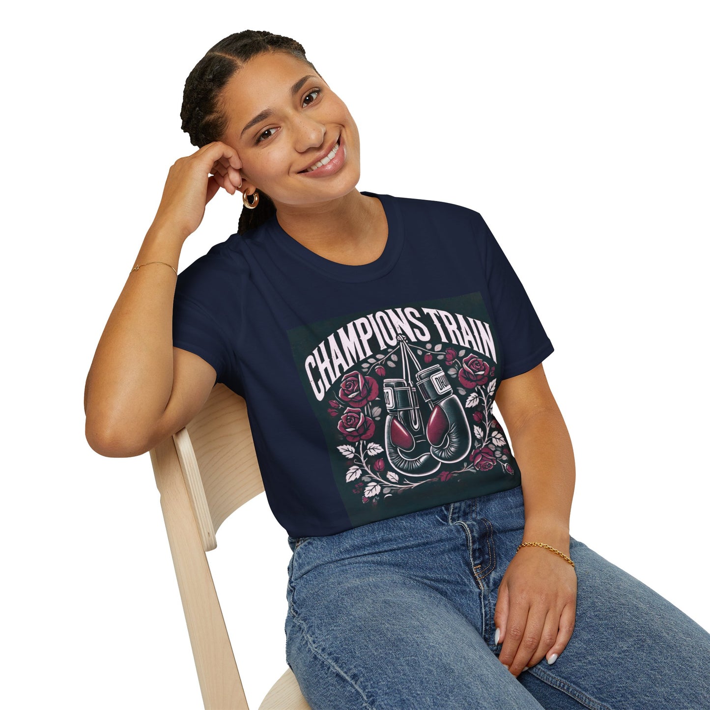 Champions Train Boxing Inpired Women's T-Shirt