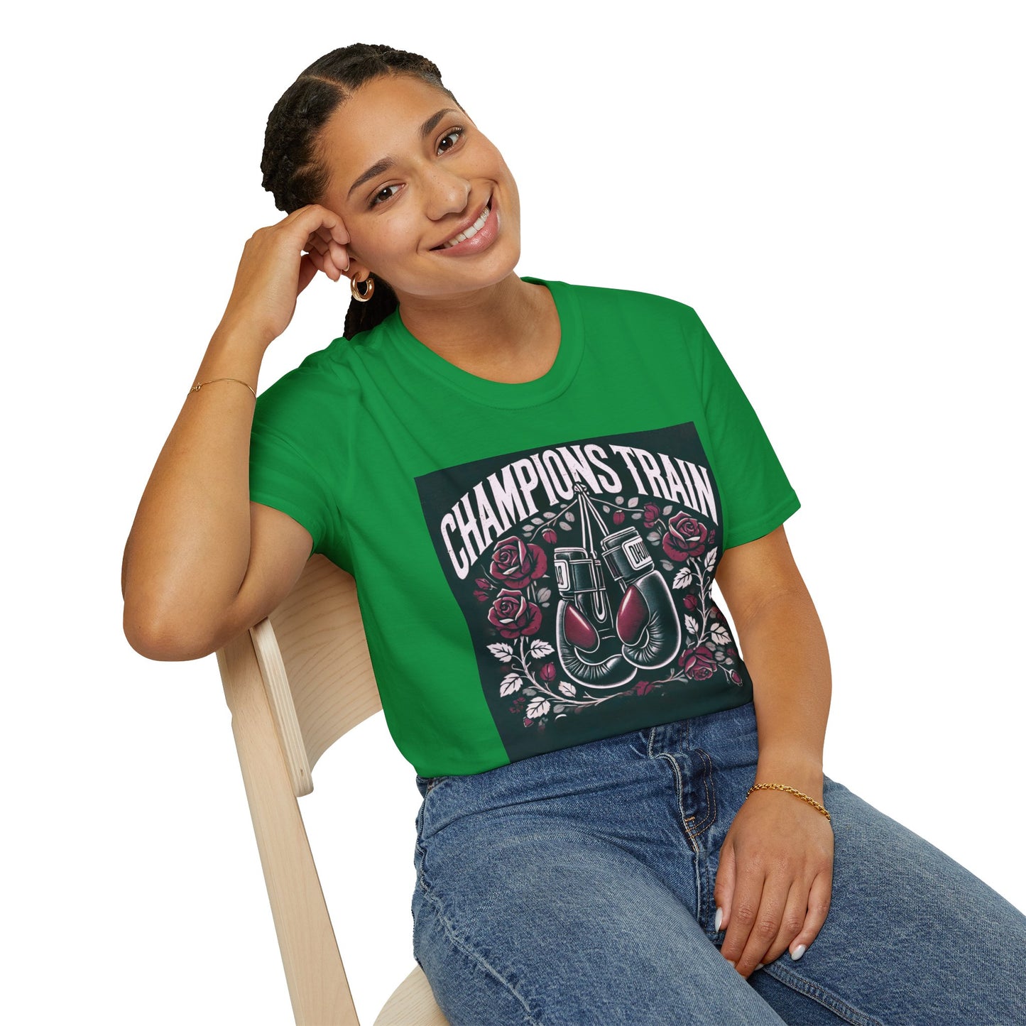 Champions Train Boxing Inpired Women's T-Shirt