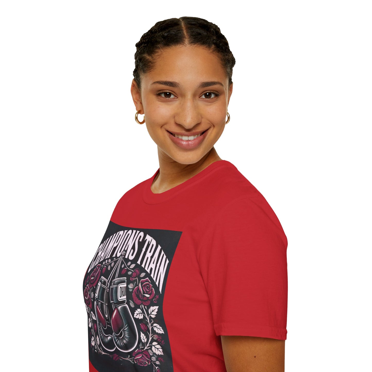 Champions Train Boxing Inpired Women's T-Shirt