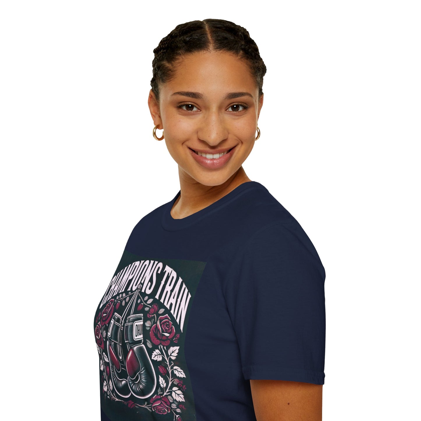 Champions Train Boxing Inpired Women's T-Shirt