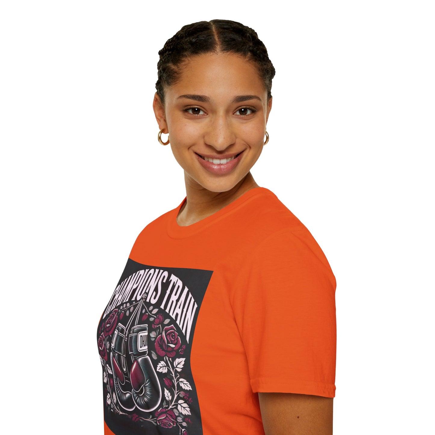 Champions Train Boxing Inpired Women's T-Shirt