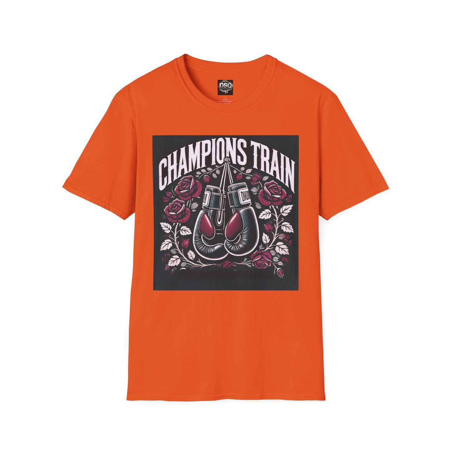 Champions Train Boxing Inpired Women's T-Shirt