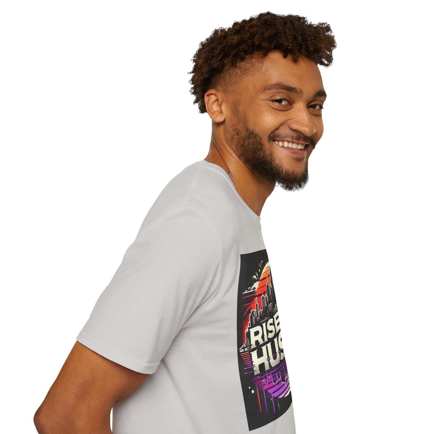 Rise and Hustle Men's Casual T-Shirt