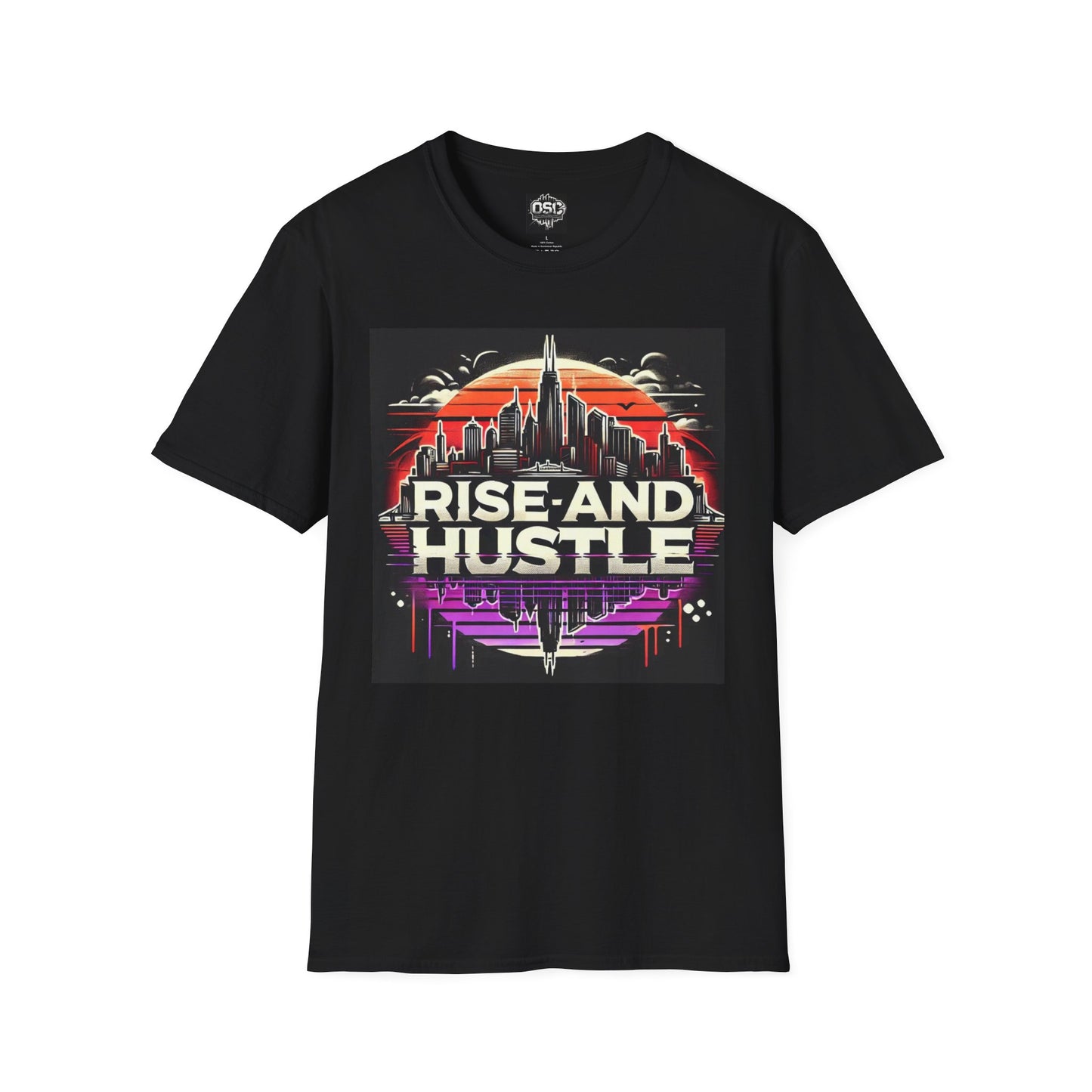 Rise and Hustle Men's Casual T-Shirt