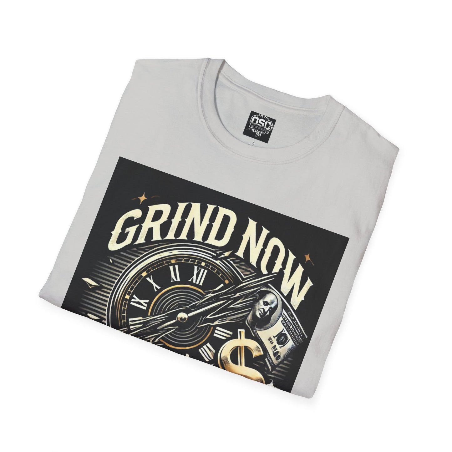 Grind Now Shine Later Men's Casual T-Shirt