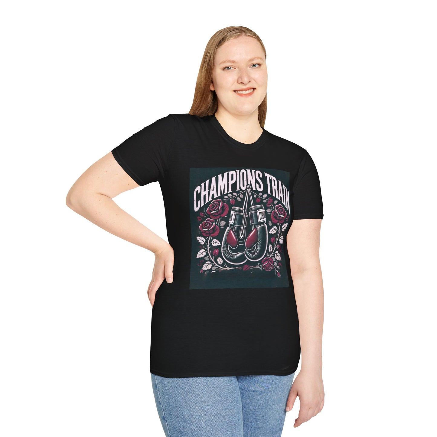 Champions Train Boxing Inpired Women's T-Shirt