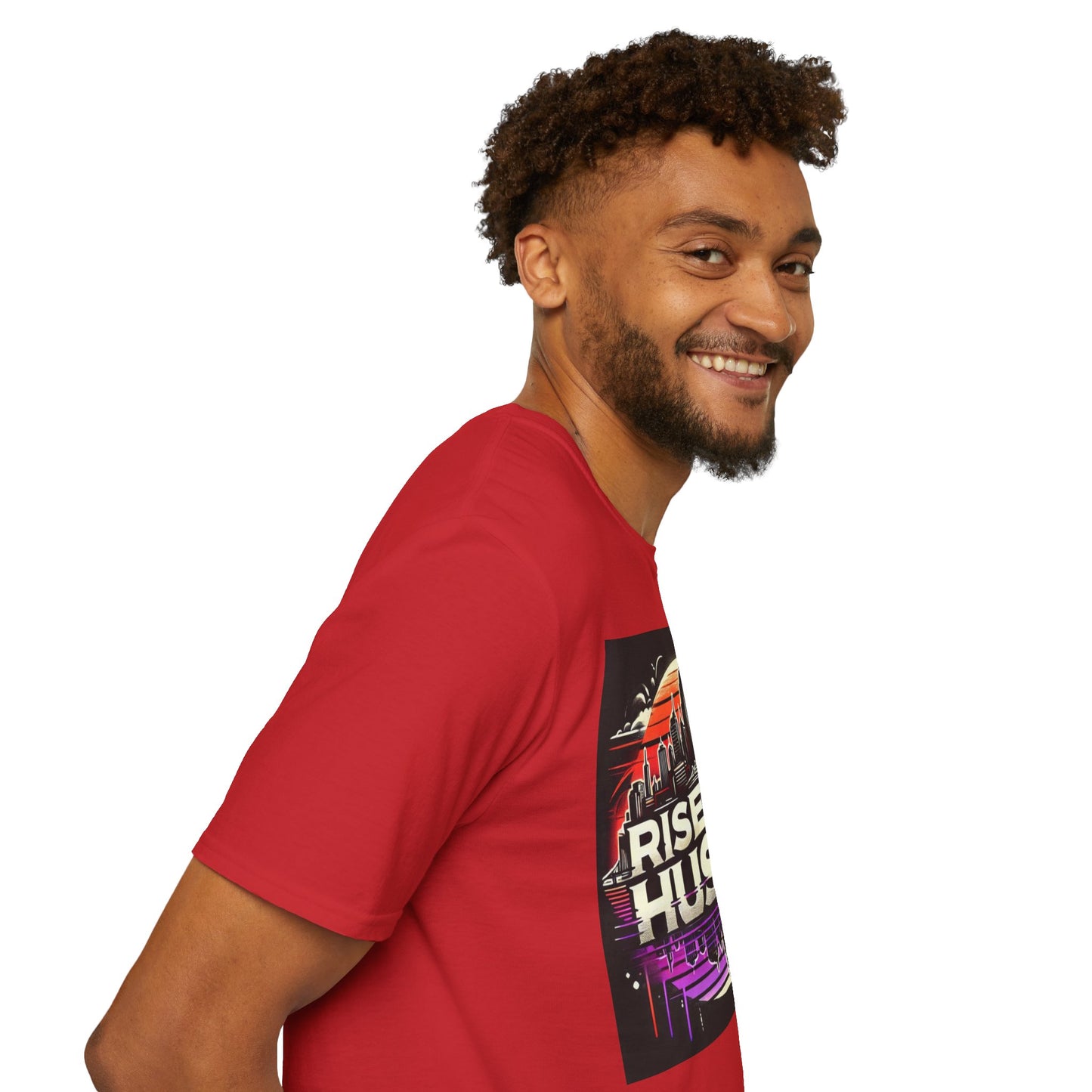 Rise and Hustle Men's Casual T-Shirt