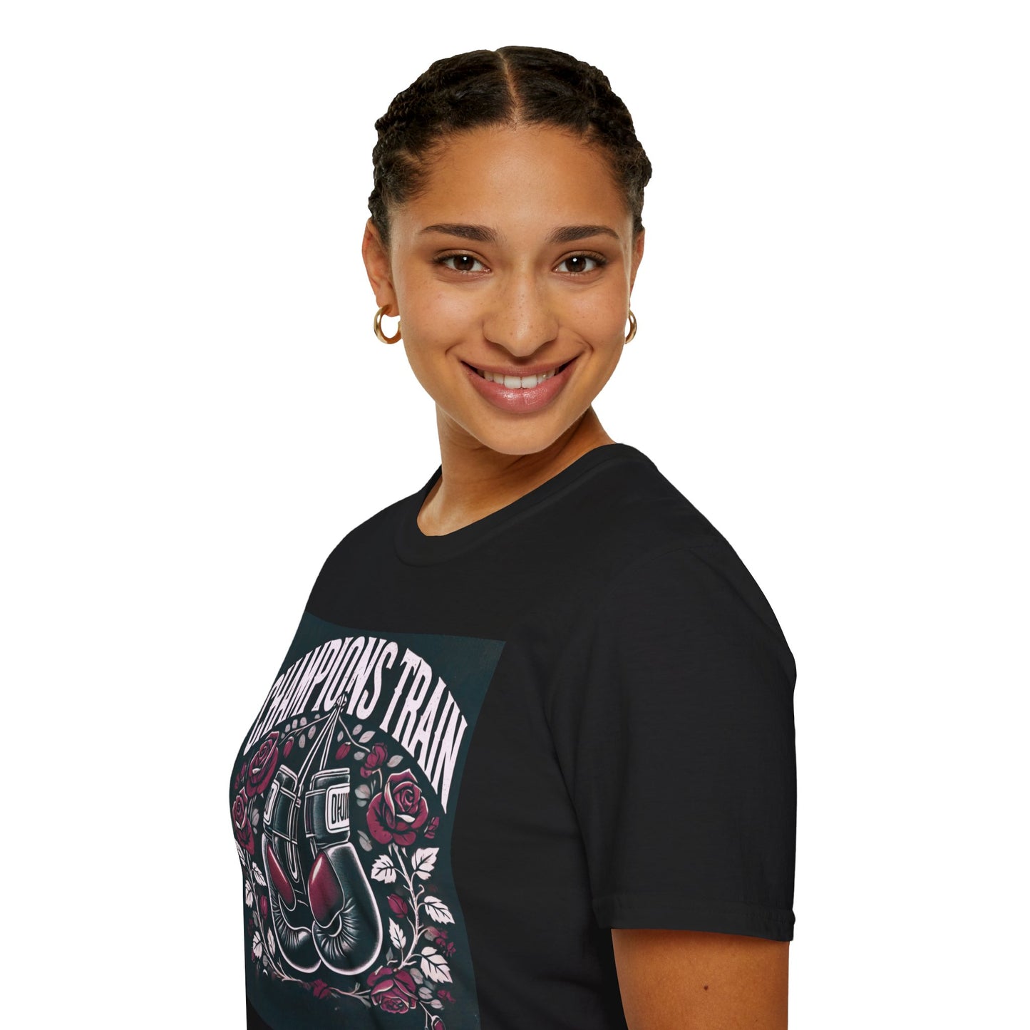 Champions Train Boxing Inpired Women's T-Shirt
