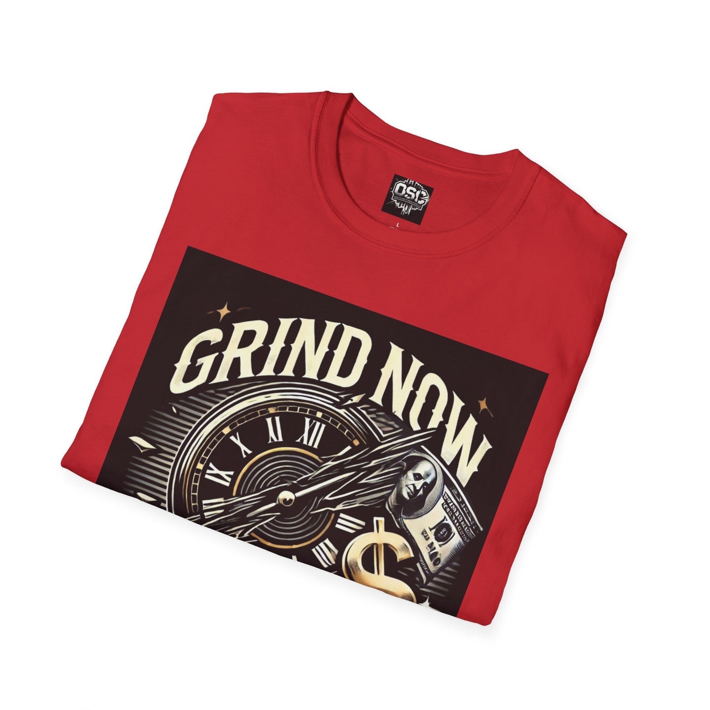 Grind Now Shine Later Men's Casual T-Shirt