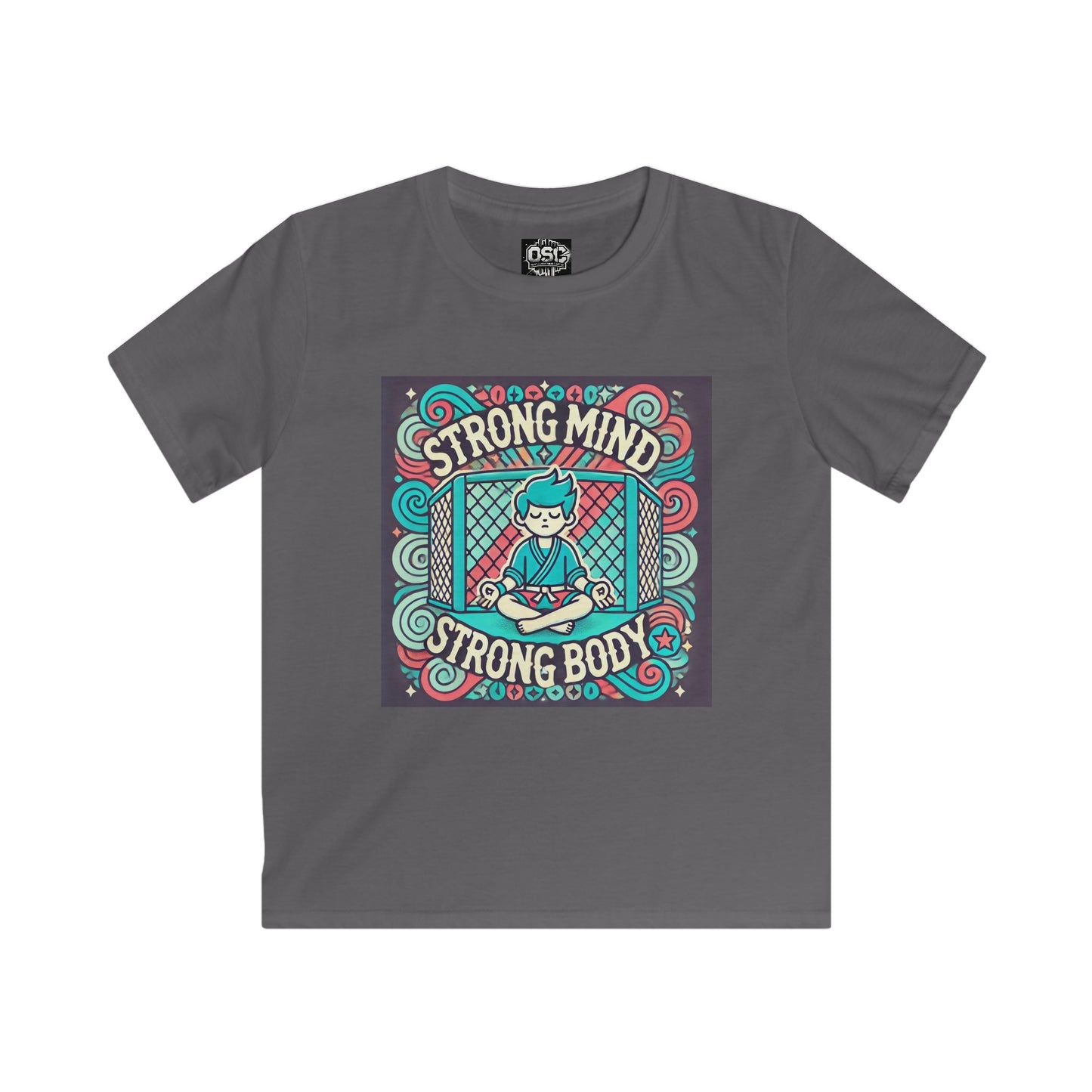 Strong Mind Strong Body Kids Casual T-Shirt