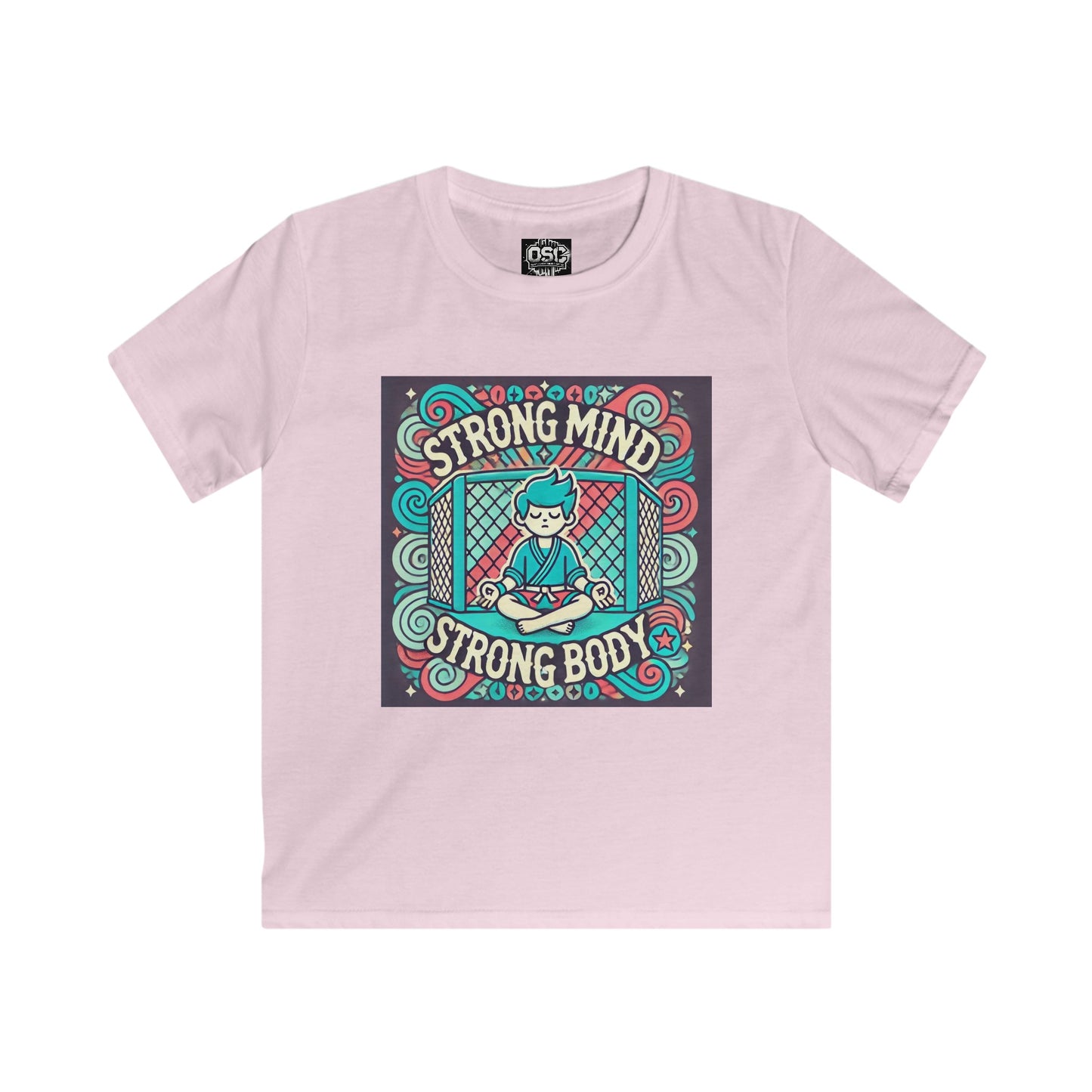 Strong Mind Strong Body Kids Casual T-Shirt