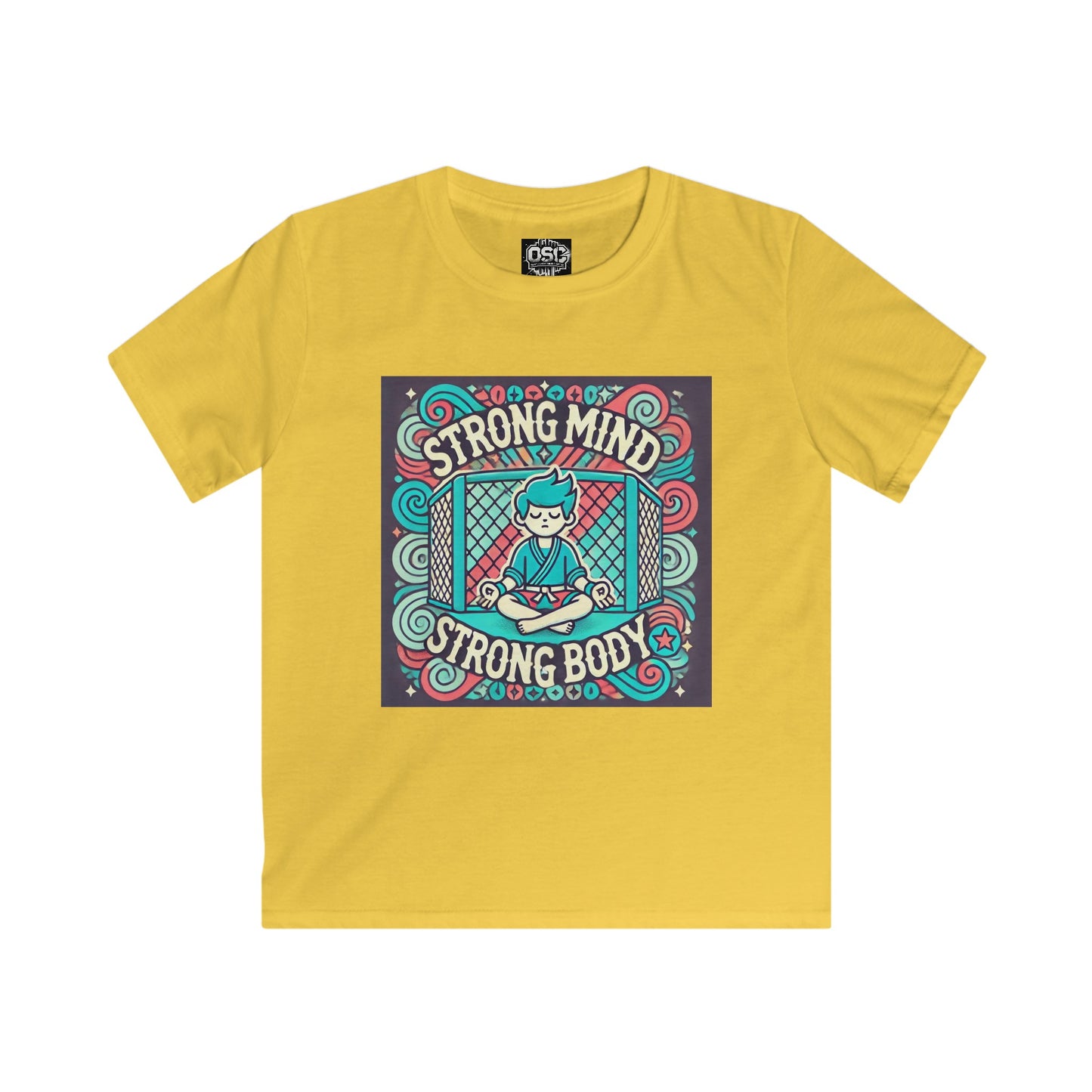 Strong Mind Strong Body Kids Casual T-Shirt
