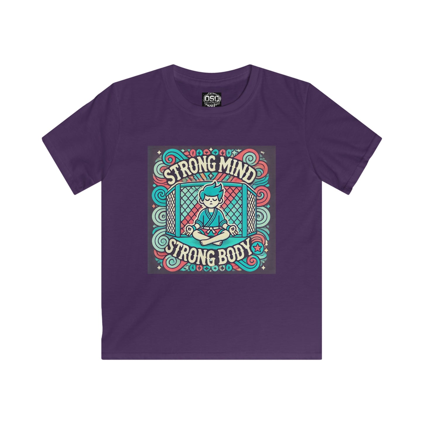 Strong Mind Strong Body Kids Casual T-Shirt