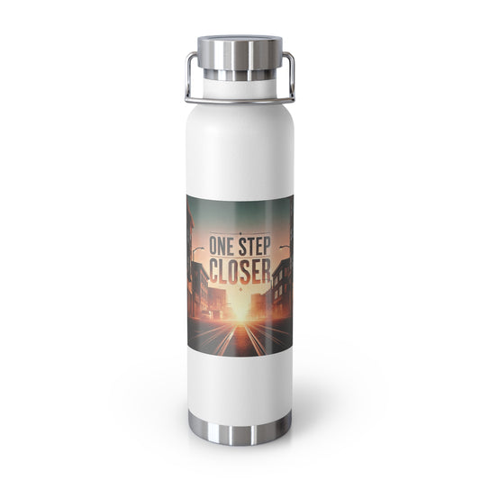 One Step Closer Copper Vacuum Insulated Bottle, 22oz