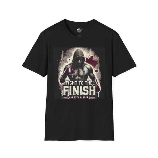 Fight To The Finish Boxing Inpired T-Shirt