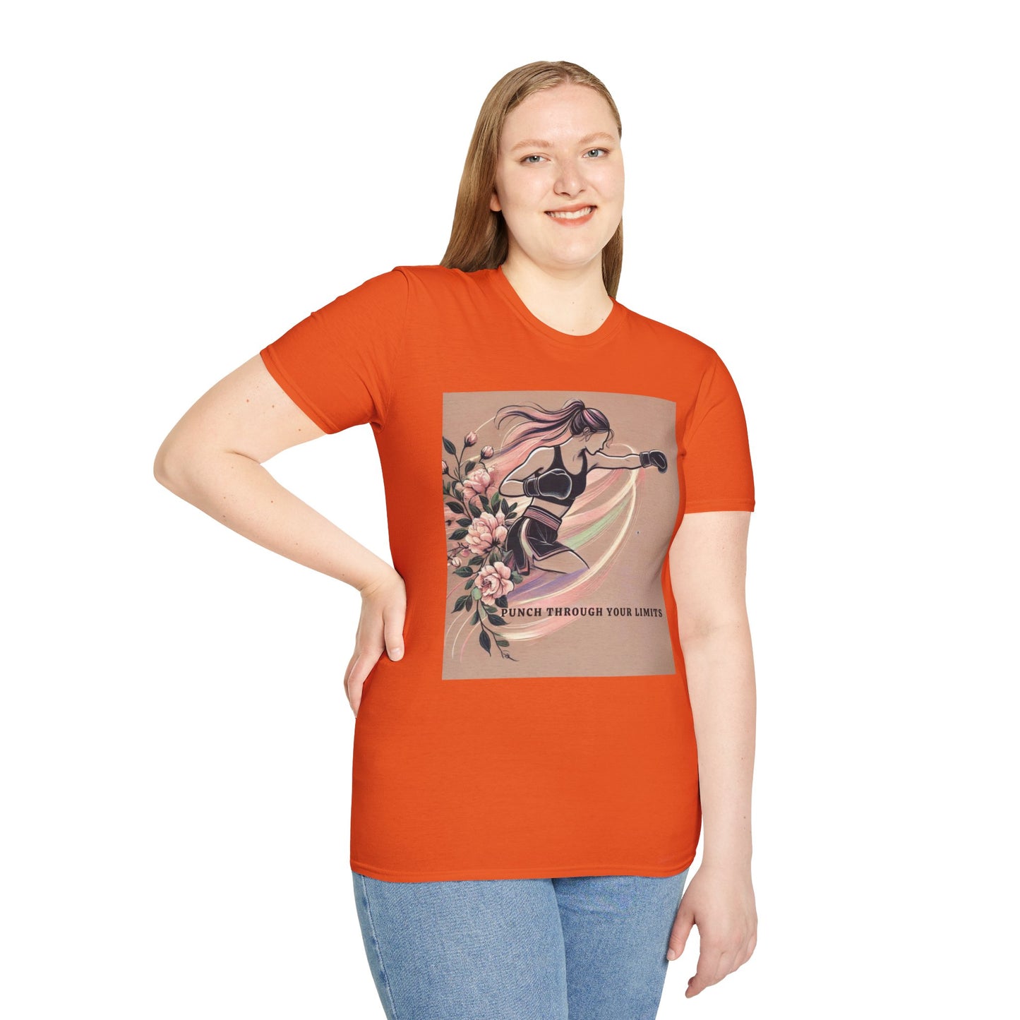 Punch Through Your Limits Boxing Inspired Women's T-Shirt