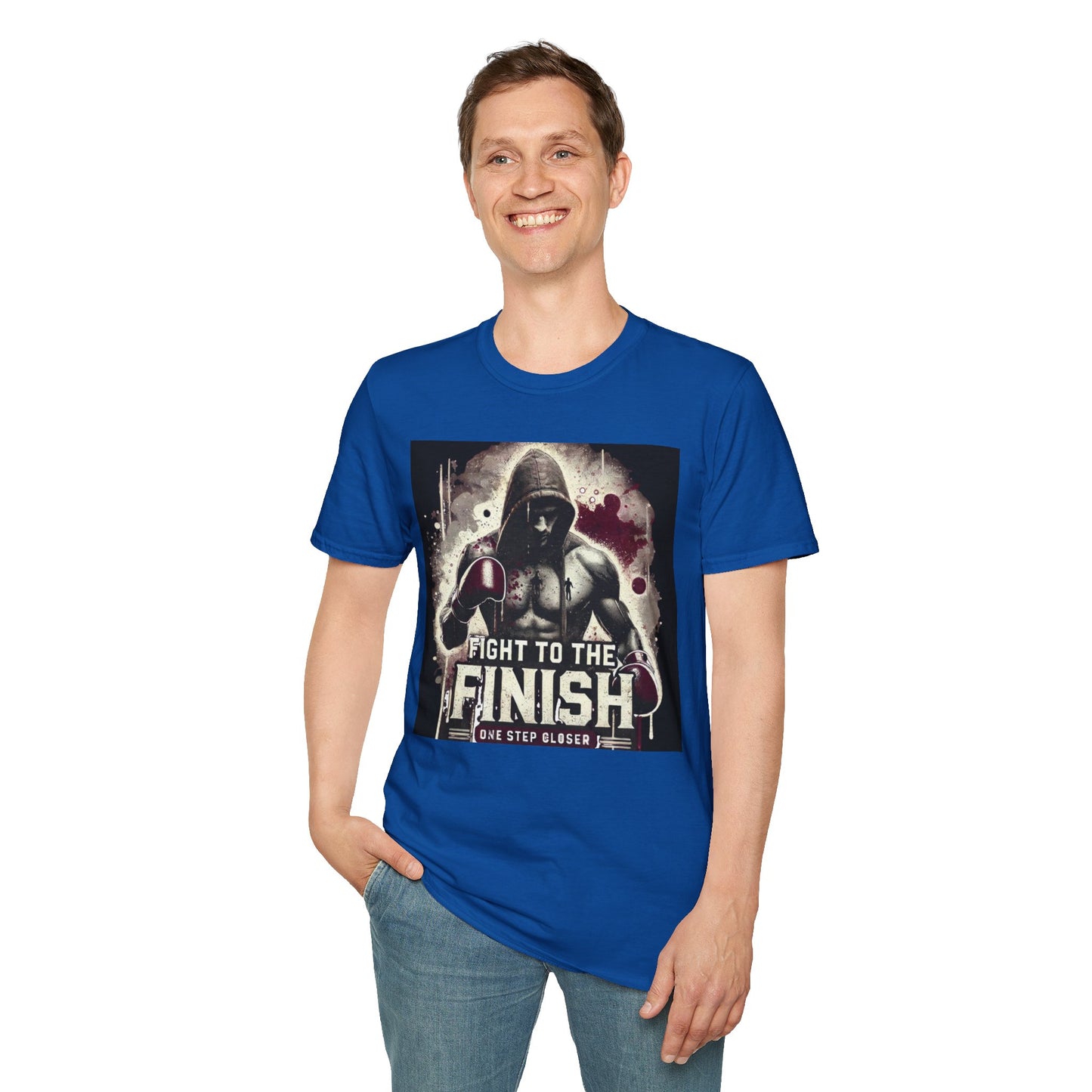 Fight To The Finish Boxing Inpired T-Shirt