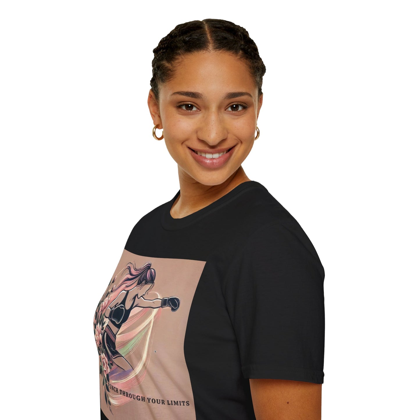 Punch Through Your Limits Boxing Inspired Women's T-Shirt