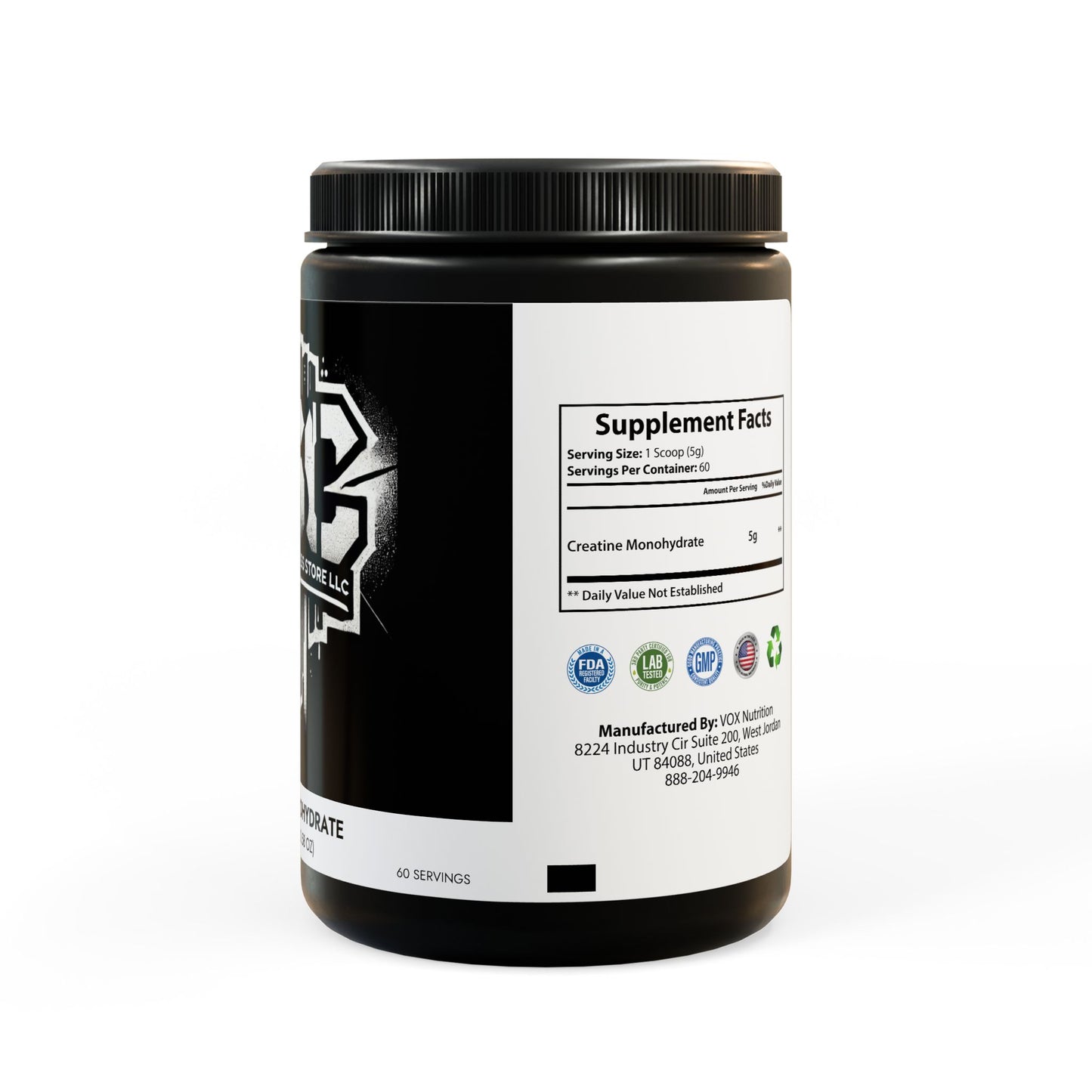 Creatine Monohydrate Supplement (300g, 10.58oz)