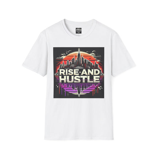 Rise and Hustle Men's Casual T-Shirt